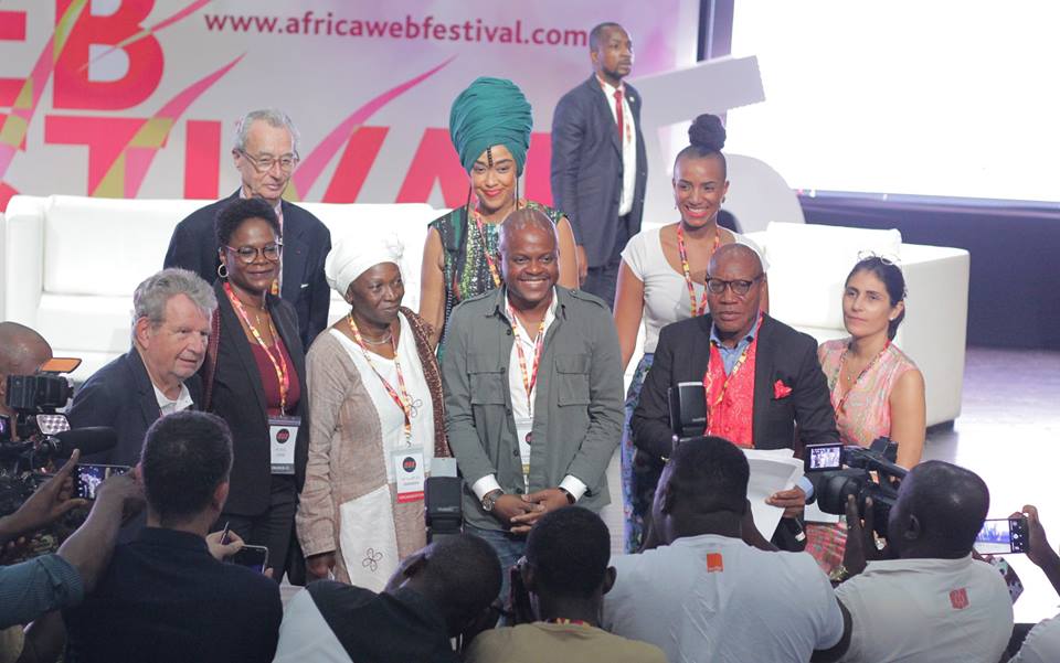 Fabrice Sawegnon, PDG de Voodoo Group lors de l'Africa Web Festival 2018